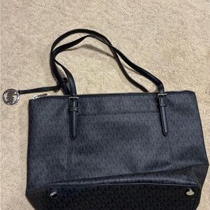 Michael Kors Black Signature Tote Bag